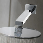 Shower Head Arm Wall Connector Bathroom Rainforest ShowerHead - Furniture > Bathroom > Shower Heads & Screens