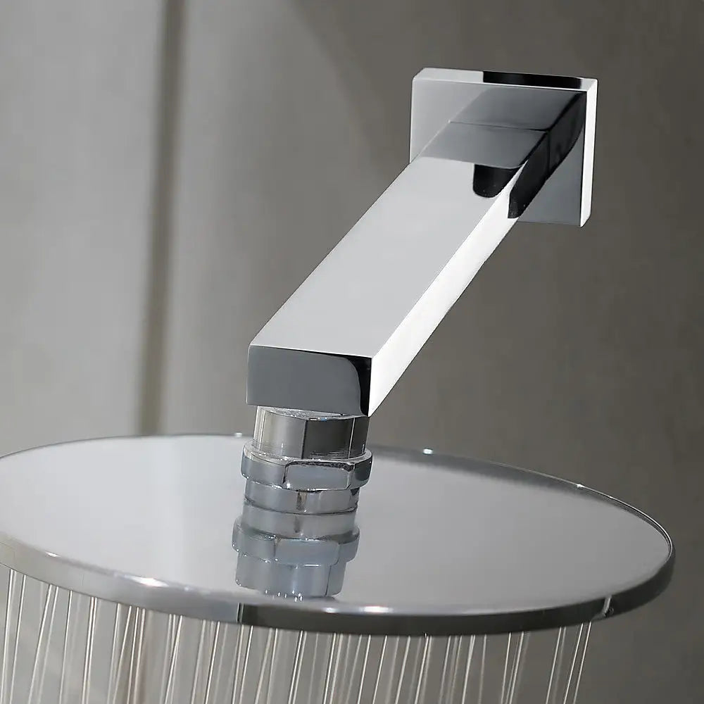 Shower Head Arm Wall Connector Bathroom Rainforest ShowerHead - Furniture > Bathroom > Shower Heads & Screens