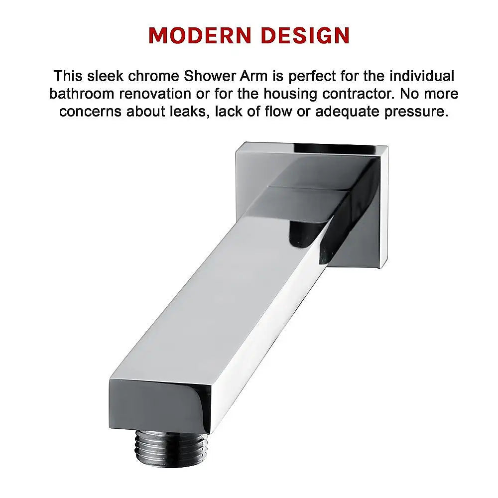Shower Head Arm Wall Connector Bathroom Rainforest ShowerHead - Furniture > Bathroom > Shower Heads & Screens