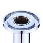 Shower Head Arm Wall Connector Round Bathroom Rainforest ShowerHead - Furniture > Bathroom