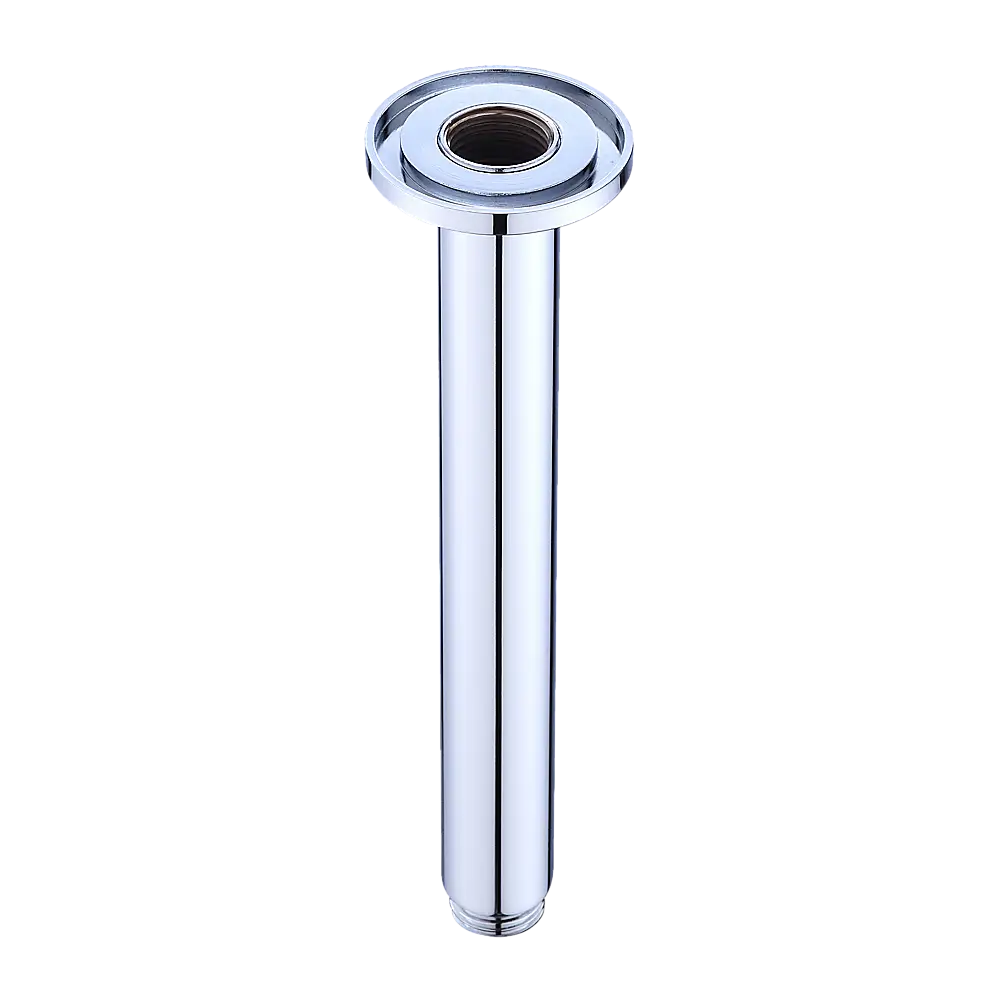 Shower Head Arm Wall Connector Round Bathroom Rainforest ShowerHead - Furniture > Bathroom