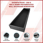 Shower Niche - 250 x 900 x 92mm Prefabricated Wall Bathroom Renovation - Home & Garden > DIY > Kitchen & Bathroom DIY