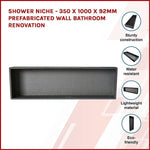 Shower Niche - 350 x 1000 x 92mm Prefabricated Wall Bathroom Renovation - Home & Garden > DIY > Kitchen & Bathroom DIY