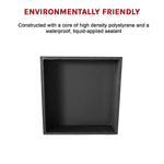 Shower Niche - 350 x 350 x 92mm Prefabricated Wall Bathroom Renovation - Home & Garden > DIY > Kitchen & Bathroom DIY