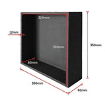 Shower Niche - 350 x 350 x 92mm Prefabricated Wall Bathroom Renovation - Home & Garden > DIY > Kitchen & Bathroom DIY