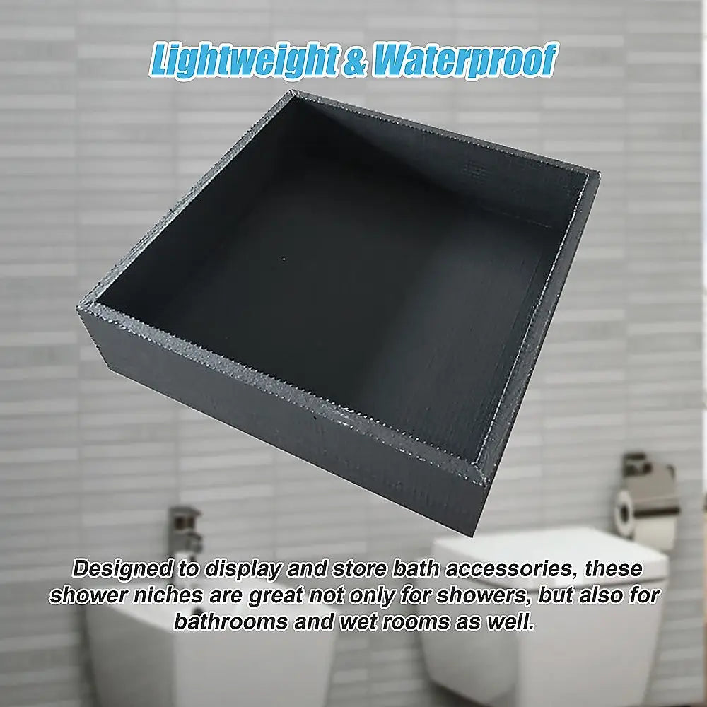 Shower Niche - 350 x 350 x 92mm Prefabricated Wall Bathroom Renovation - Home & Garden > DIY > Kitchen & Bathroom DIY