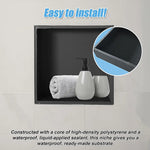 Shower Niche - 350 x 350 x 92mm Prefabricated Wall Bathroom Renovation - Home & Garden > DIY > Kitchen & Bathroom DIY