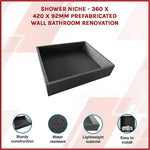 Shower Niche - 360 x 420 x 92mm Prefabricated Wall Bathroom Renovation - Home & Garden > DIY > Kitchen & Bathroom DIY
