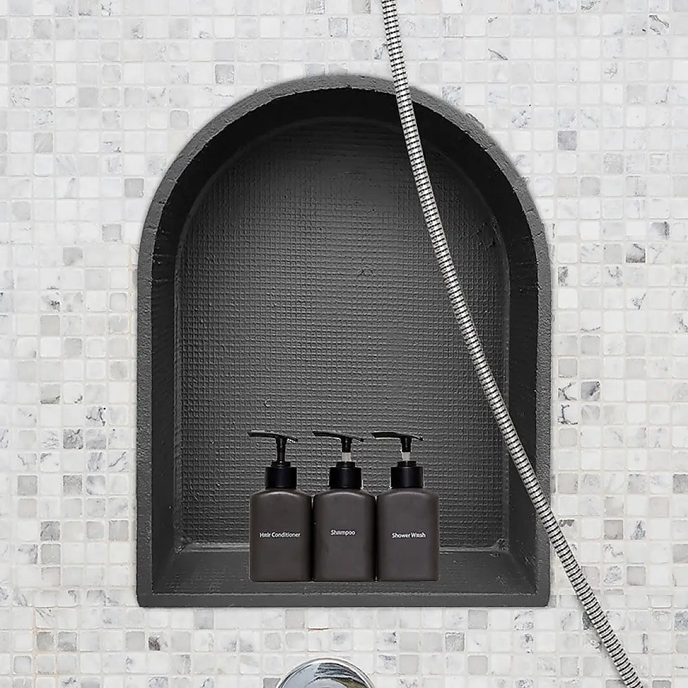 Shower Niche - Arch 450 x 350 x 90mm Prefabricated Wall Bathroom Renovation - Home & Garden > DIY > Kitchen & Bathroom
