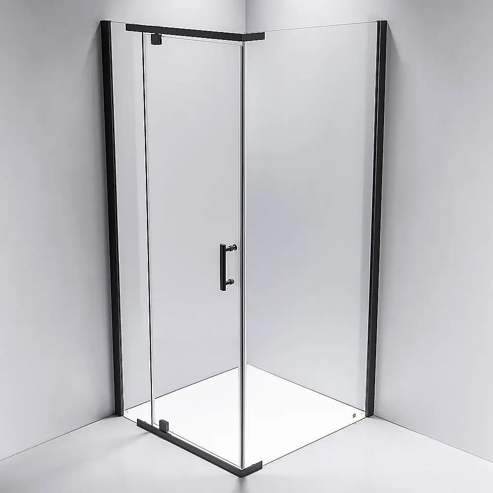 Shower Screen 1200x900x1900mm Framed Safety Glass Pivot Door By Della Francesca - Furniture > Bathroom > Shower Heads &