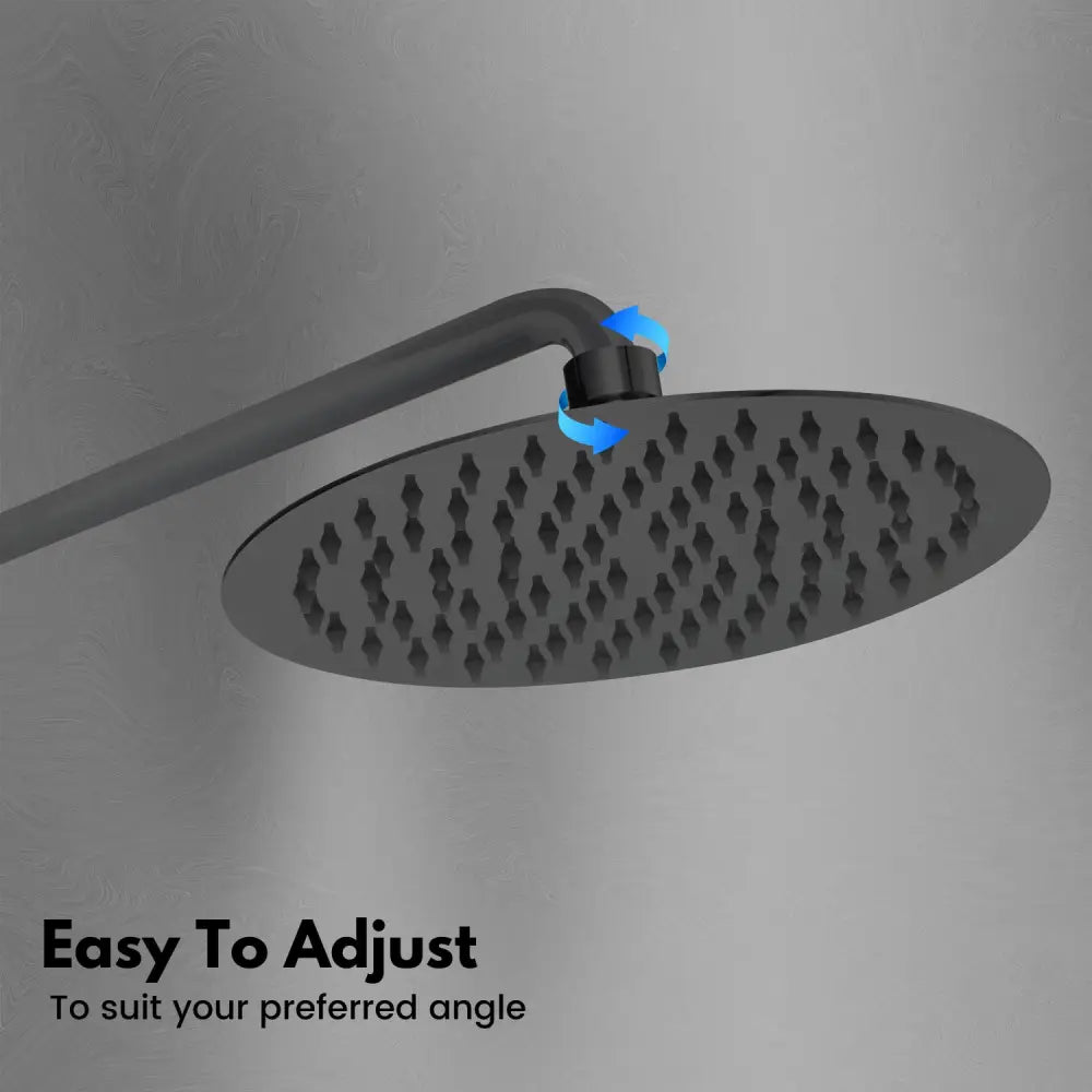 ShowerHead: Mavis: Shower head - Round 200mm - Matt Black (SH23200-MB) - Home & Garden > Bathroom Accessories > Shower