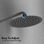 ShowerHead: Mavis: Shower head - Round 200mm - Matt Black (SH23200-MB) - Home & Garden > Bathroom Accessories > Shower