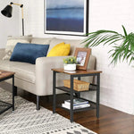 Side Table 2 Mesh Shelves - Furniture > Living Room