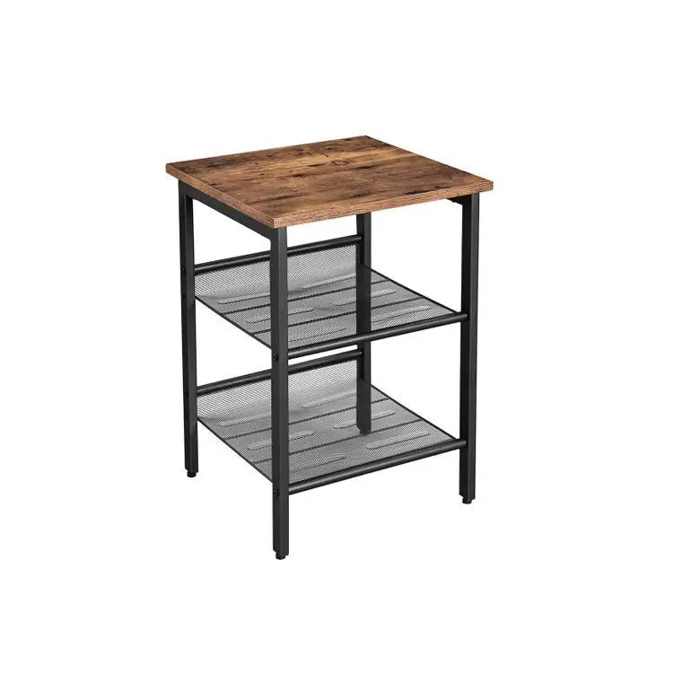 Side Table 2 Mesh Shelves - Furniture > Living Room