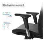 Sihoo M57 Ergonomic Office Chair Computer Chair Desk Chair High Back Chair Breathable,3D Armrest and Lumbar Support