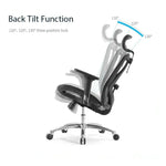 Sihoo M57 Ergonomic Office Chair Computer Chair Desk Chair High Back Chair Breathable,3D Armrest and Lumbar Support