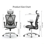 Sihoo M57 Ergonomic Office Chair Computer Chair Desk Chair High Back Chair Breathable,3D Armrest and Lumbar Support