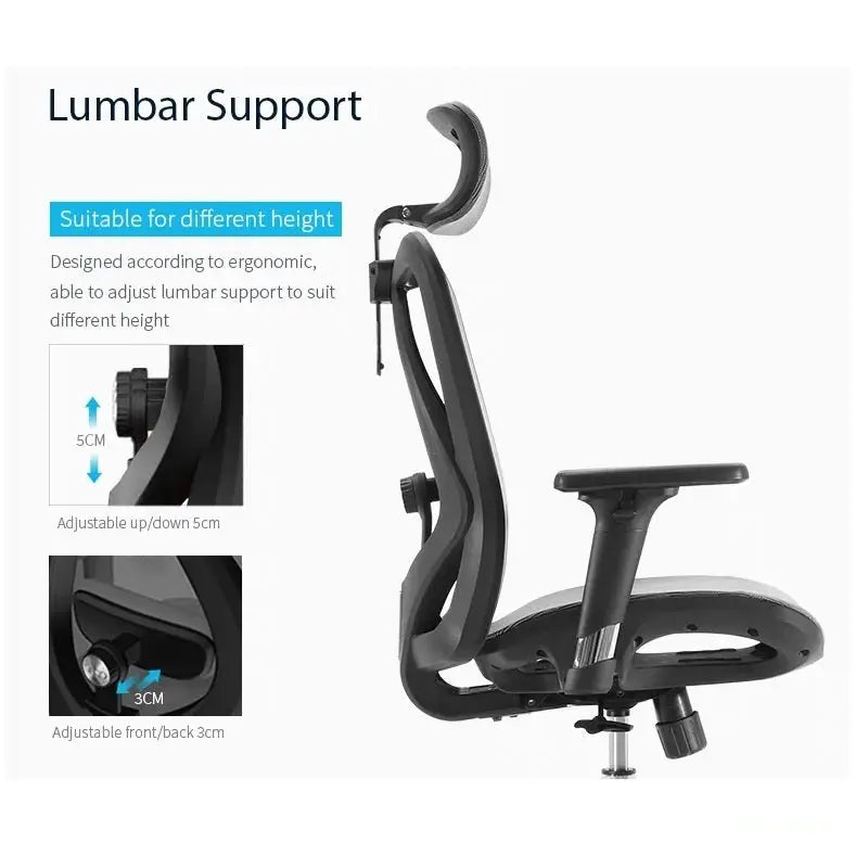 Sihoo M57 Ergonomic Office Chair Computer Chair Desk Chair High Back Chair Breathable,3D Armrest and Lumbar Support