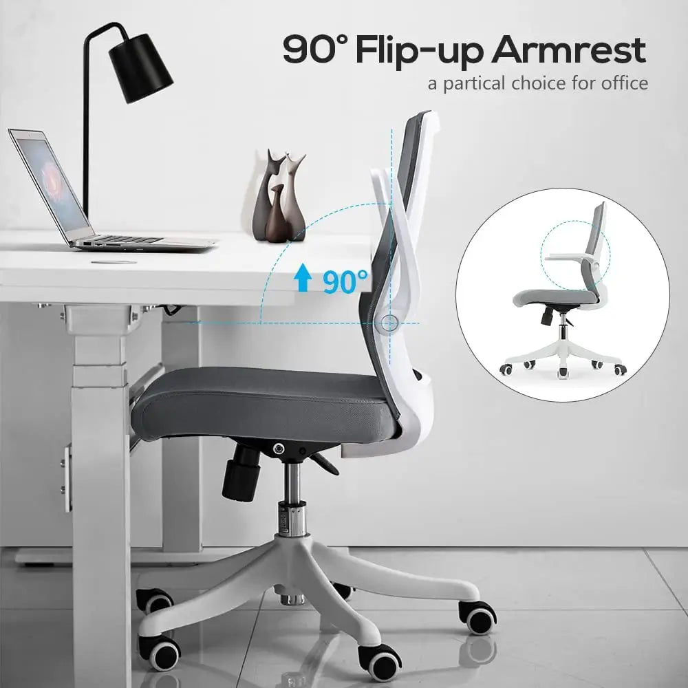 SIHOO M76 Ergonomic Office Chair Swivel Desk Chair Height Adjustable Mesh Back Computer Chair with Lumbar Support 90°