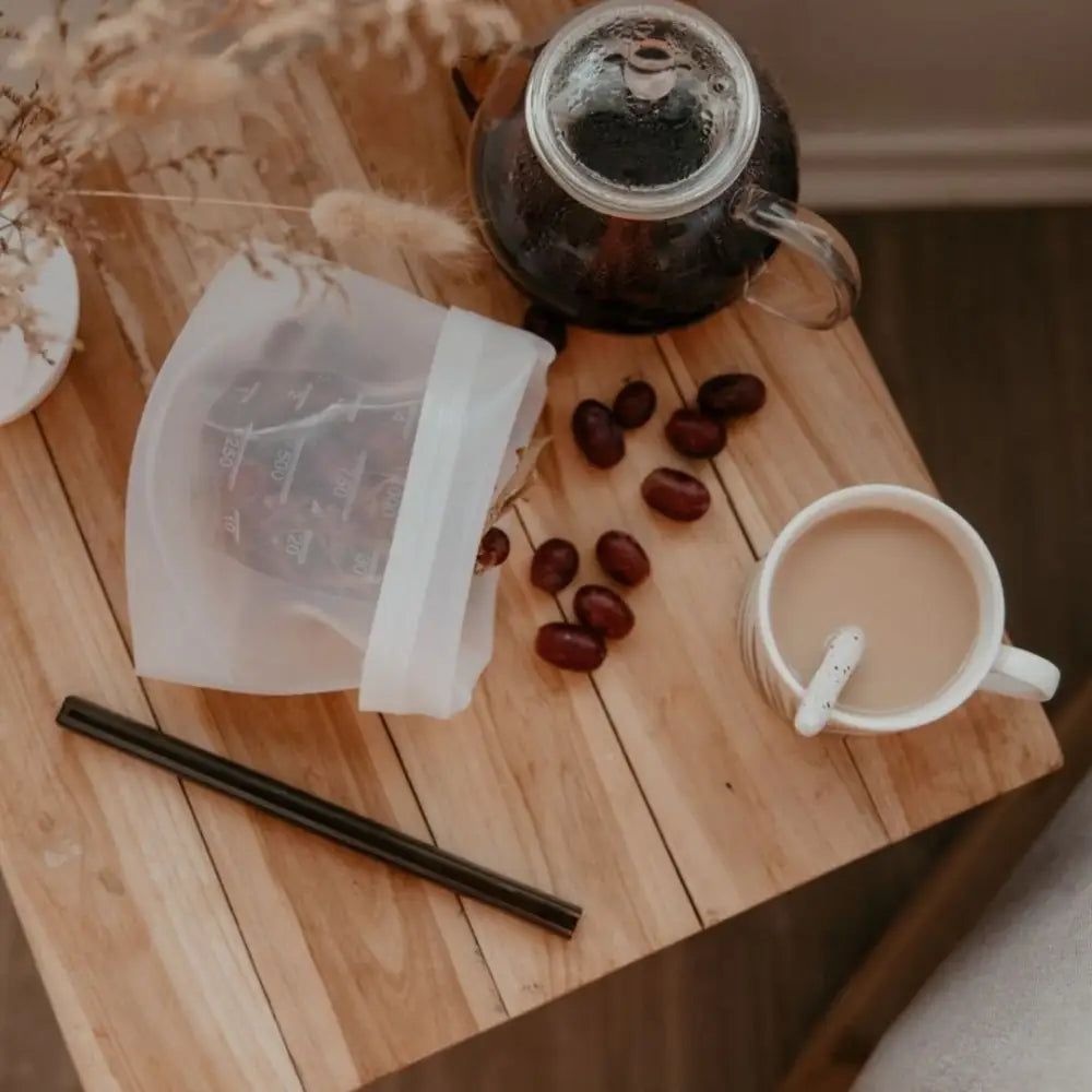 Silicone Zip Lock Food Pouch Bundle - 4 Sizes - Home & Garden > Kitchenware