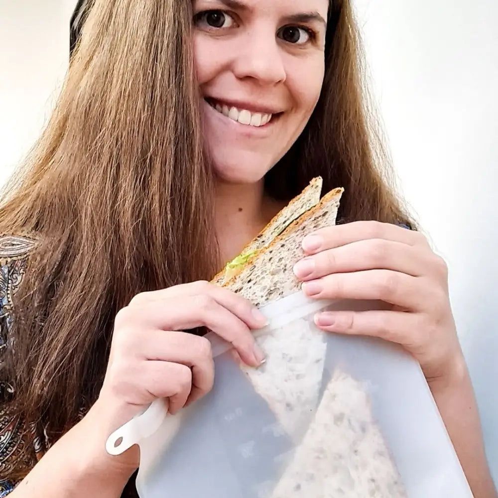 Silicone Zip Lock Food Pouch Bundle - 4 Sizes - Home & Garden > Kitchenware