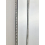 Silver Beaded Framed Mirror - Free Standing 50cm x 170cm - Home & Garden > Decor