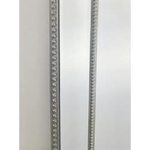 Silver Beaded Framed Mirror - X Large 190cm x 100cm - Home & Garden > Decor