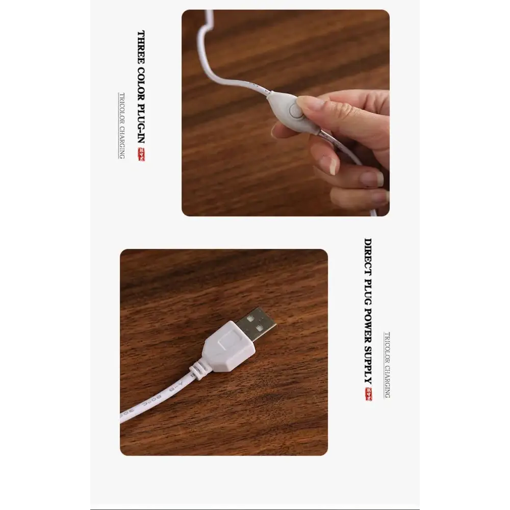 Silver LED Glass Night Light with Mountain Design USB Rechargeable - Home & Garden > Lighting > Night Lights & Ambient