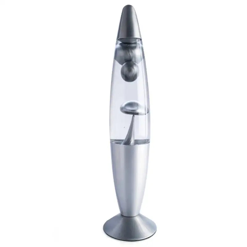 Silver Metallic Magma Motion Lamp - Home & Garden > Lighting