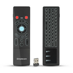 Simplecom RT250 Rechargeable 2.4GHz Wireless Remote Air Mouse Keyboard with Touch Pad and Backlight - Audio & Video >