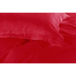 Single 1000TC Tailored Duvet Quilt Cover Set - Red - Home & Garden > Bedding > Duvet Covers