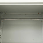 Single-Door Metal Tall Cabinet Shelf Storage for Home Office Gym - Furniture > Office