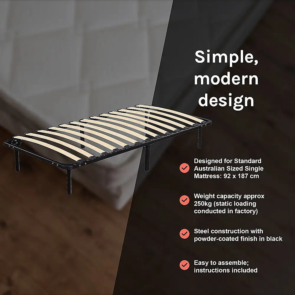 Single Metal Bed Frame - Bedroom Furniture - Furniture > Bedroom