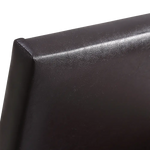 Single PU Leather Bed Frame Brown - Furniture > Bedroom > Beds & Bed Frames