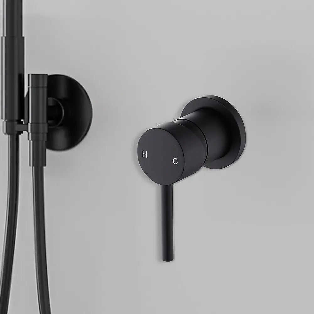 Single Round Shower Bath Mixer Tap Bathroom WATERMARK Approved - Furniture > Bathroom > Tap & Sink Accessories