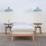 Single Size Warm Wooden Natural Bed Base Frame - Baby & Kids > Kid’s Furniture