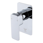 Single Square Shower Bath Mixer Tap Bathroom WATERMARK Approved in Chrome - Furniture > Bathroom > Tap & Sink