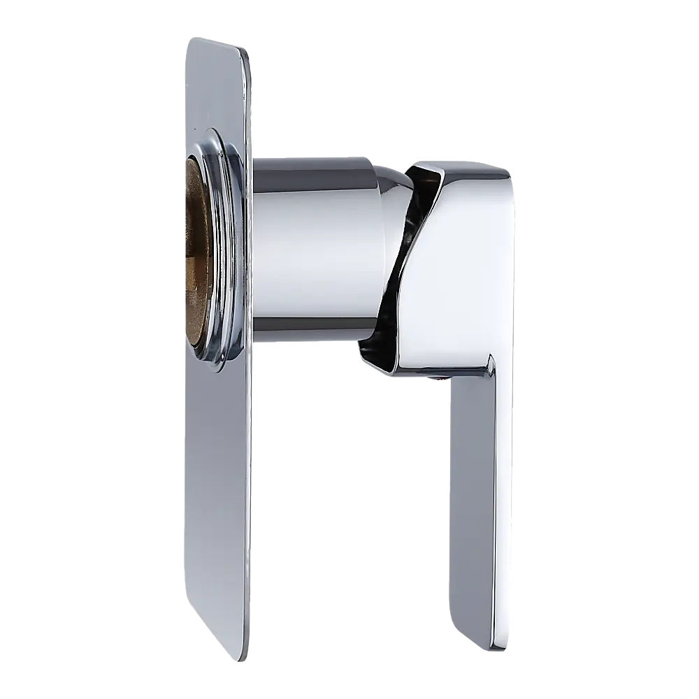 Single Square Shower Bath Mixer Tap Bathroom WATERMARK Approved in Chrome - Furniture > Bathroom > Tap & Sink
