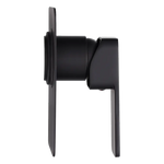 Single Square Shower Bath Mixer Tap Bathroom WATERMARK Approved in Black - Furniture > Bathroom > Tap & Sink Accessories