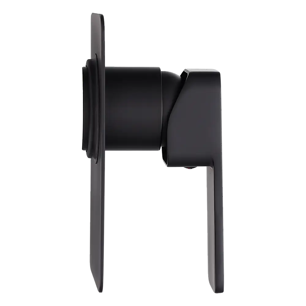 Single Square Shower Bath Mixer Tap Bathroom WATERMARK Approved in Black - Furniture > Bathroom > Tap & Sink Accessories