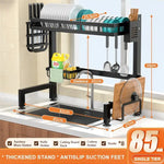 Single Tier Over Sink Dish Drying Rack Kitchen Drainer Storage Holder Bowl Organiser - Home & Garden > Kitchenware