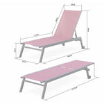 Sirocco (Set of 2) Sunloungers - Black - Furniture > Outdoor > Outdoor Sofas & Lounge Sets