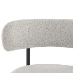 Sleek White Quartz Metal Boucle Elsa Bar Stools - Furniture > Bar Stools & Chairs > Table & Bar Stools