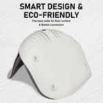 Slender Chair Posture Correction Seat Floor Lounge Padded Stackable GREY - Furniture > Office > Office & Desk Chairs