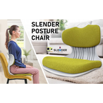 Slender Chair Posture Correction Seat Floor Lounge Padded Stackable LIME - Furniture > Office > Office & Desk Chairs