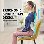 Slender Chair Posture Correction Seat Floor Lounge Padded Stackable GREY - Furniture > Office > Office & Desk Chairs