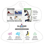 Slender Chair Posture Correction Seat Floor Lounge Padded Stackable RED - Furniture > Office > Office & Desk Chairs