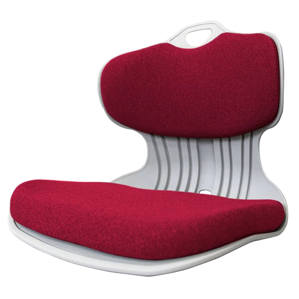 Slender Chair Posture Correction Seat Floor Lounge Padded Stackable RED - Furniture > Office > Office & Desk Chairs