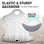 Slender Chair Posture Correction Seat Floor Lounge Padded Stackable GREY - Furniture > Office > Office & Desk Chairs