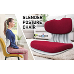 Slender Chair Posture Correction Seat Floor Lounge Padded Stackable RED - Furniture > Office > Office & Desk Chairs